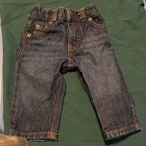 3 month jeans and camo sweatpants